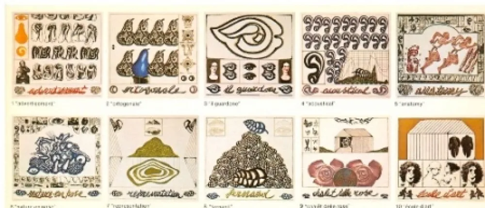 Etching And Aquatint Pozzati - L'anatomia della bellezza