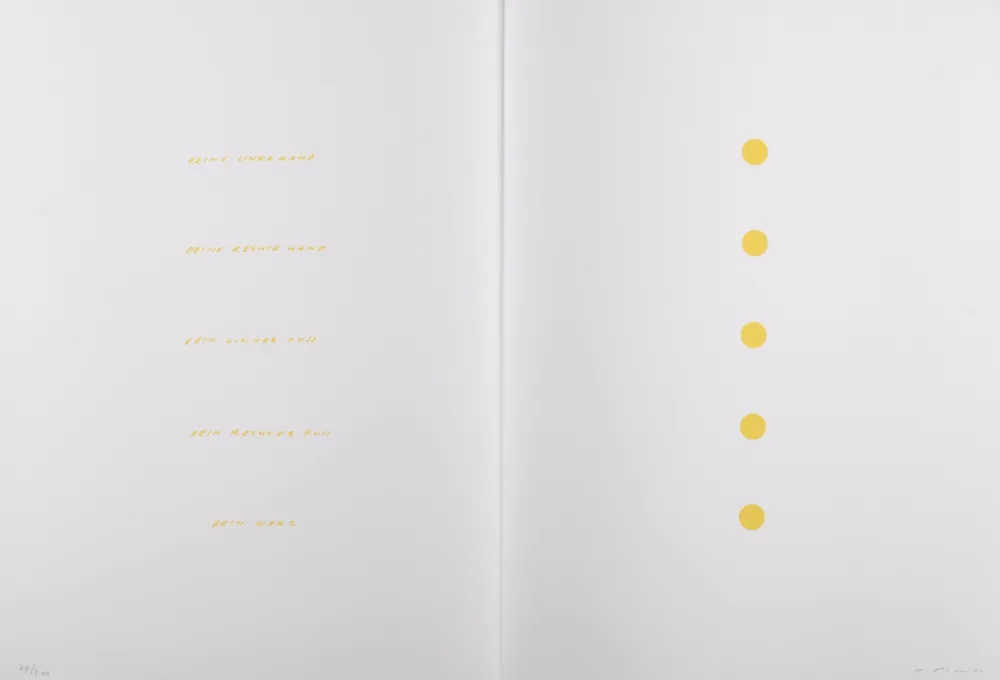 Lithograph Prantl - Dein Herz, 1979 - Hand-signed