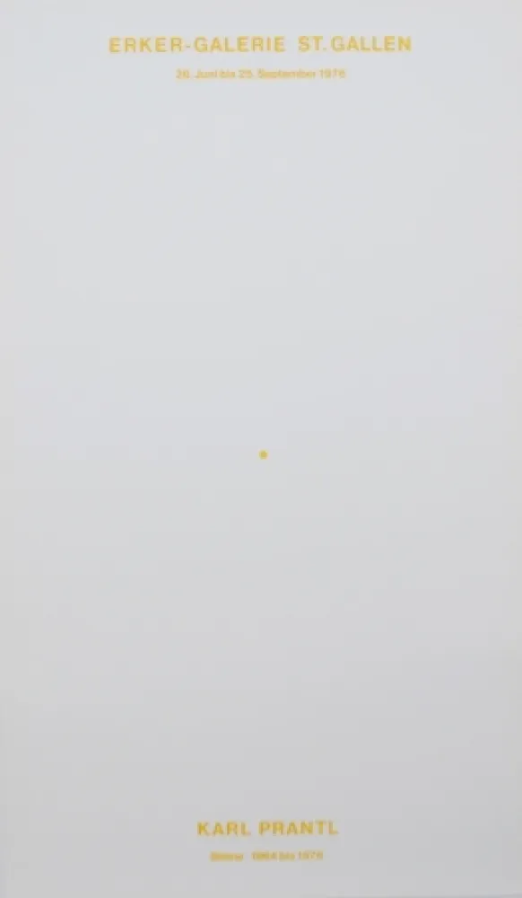 Lithograph Prantl - Der gelbe Punkt / The Yellow Dot