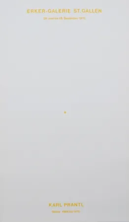 Lithograph Prantl - Der gelbe Punkt / The Yellow Dot