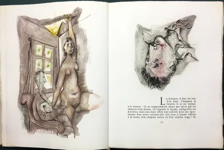 Illustrated Book Prassinos - LE MUR (Jean-Paul Sartre). 1945-1946.