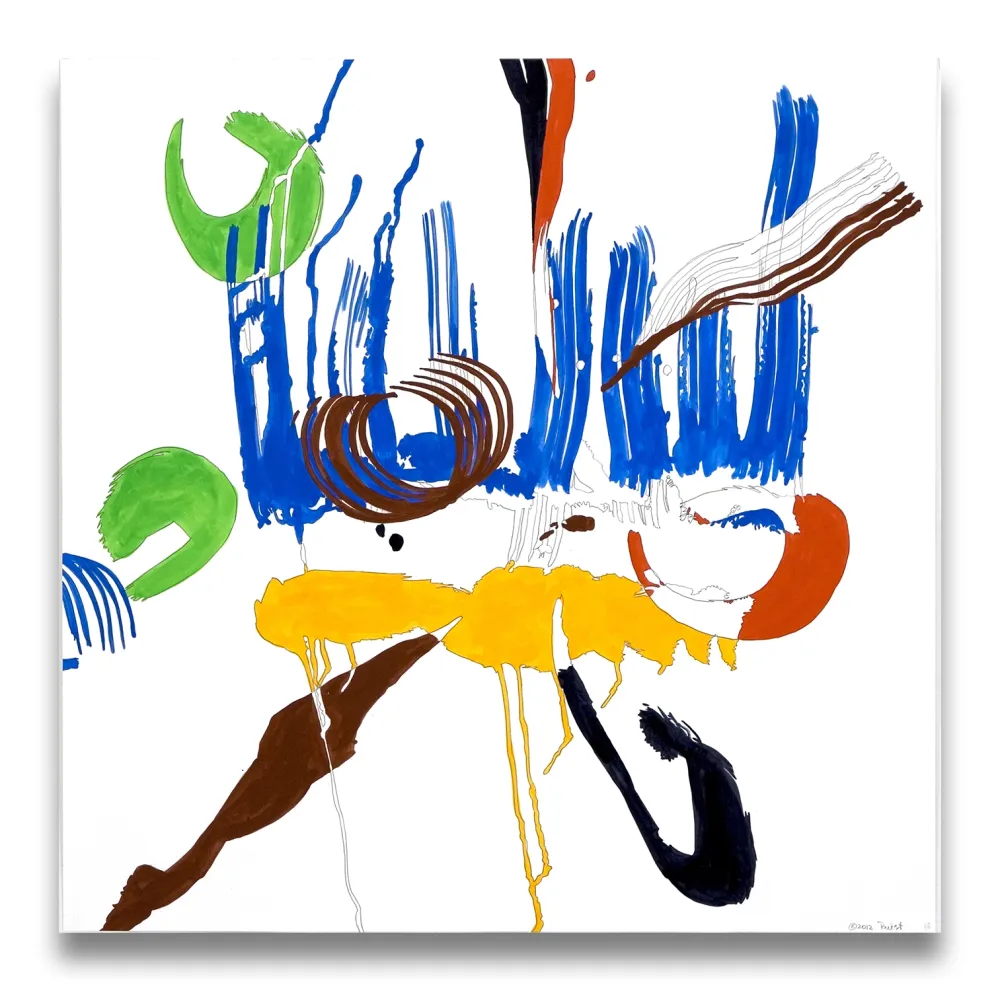 No Technical Priest - Jazz Cubano 48: Percussion Drawing 