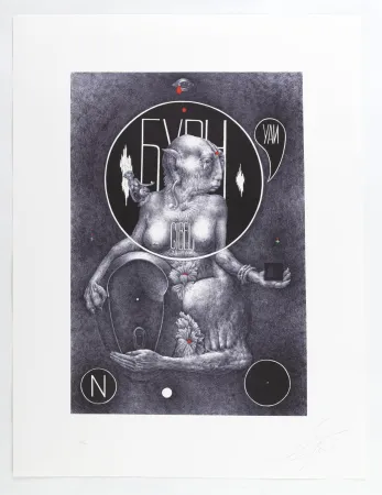 Screenprint Prigov -  Portfolio «Aufbruch aus Moskau»