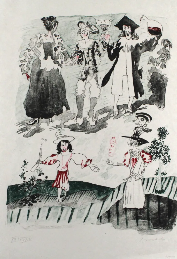 Lithograph Procktor - Northern Lass