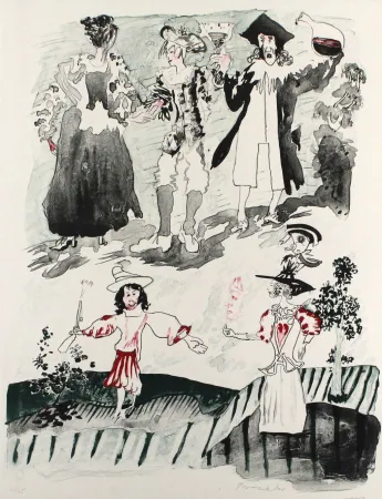 Lithograph Procktor - Northern Lass