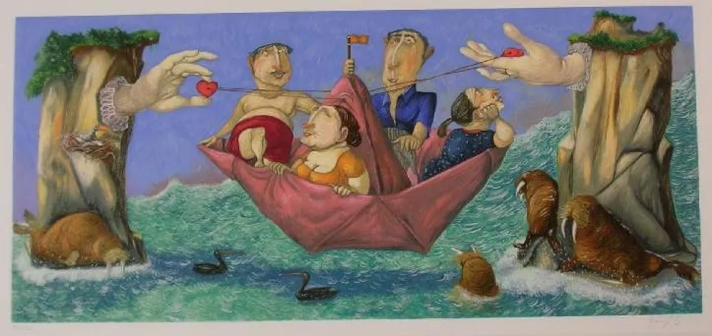 Lithograph Procopio - SENZA TITOLO