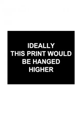 Etching Prouvost  - Ideally this print would be hanged higher