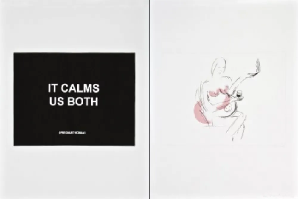 Etching Prouvost  - It calms us both 2