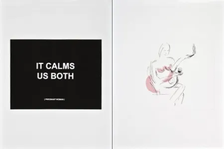 Etching Prouvost  - It calms us both 2