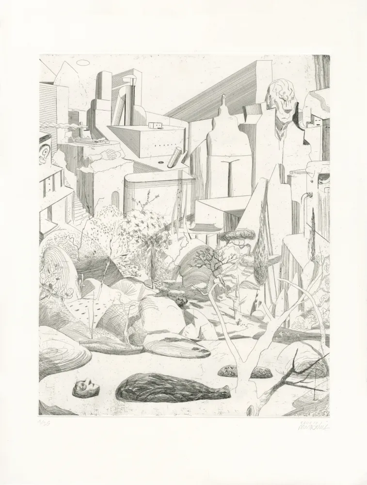 Engraving Prudhomme - Volare