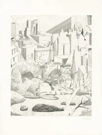 Engraving Prudhomme - Volare