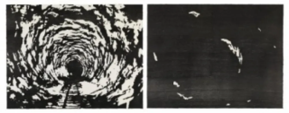 Woodcut Putrih - Reprojection II  (IIa et IIb)