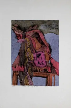 Drypoint Pyroth - Auf dem Tisch / Auf der Krim 