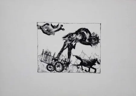 Lithograph Pyroth - Der Sommerdieb.  Ein finnisches Märchen.