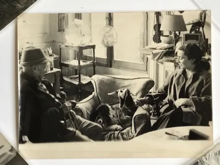 Photography Quinn - Picasso , Jacqueline Roque et la chèvre 