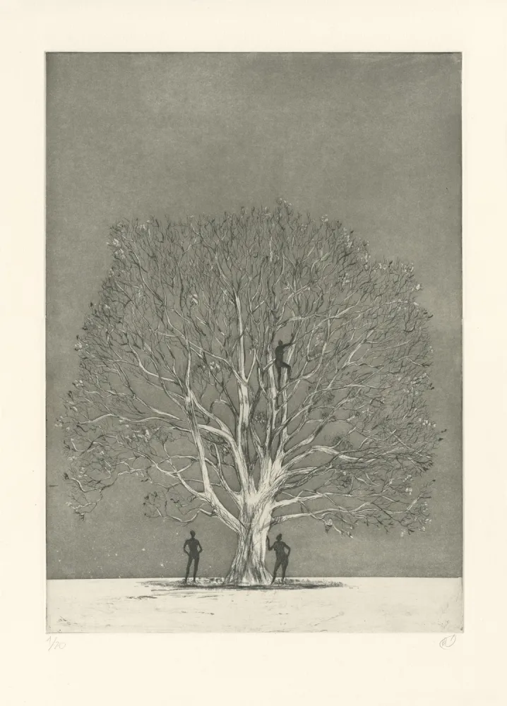 Etching Rabaté - Paysage dans le Désordre