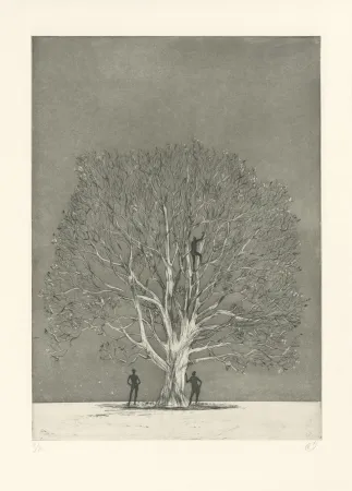 Etching Rabaté - Paysage dans le Désordre