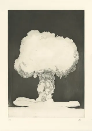 Etching Rabaté - Paysage dans le Désordre