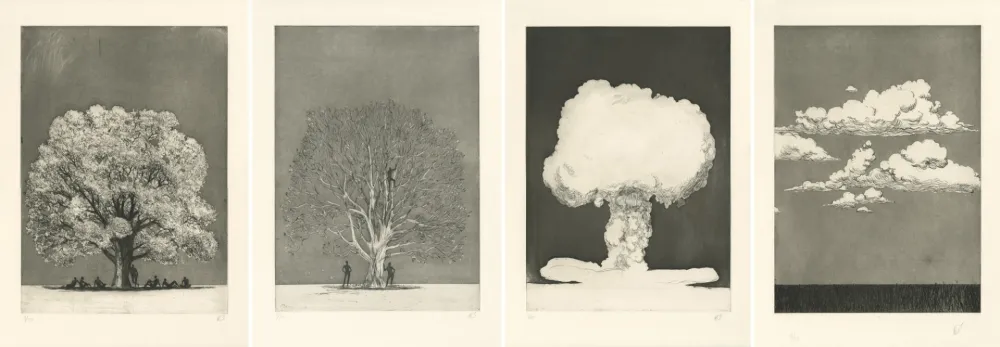 Etching Rabaté - Paysage dans le Désordre (Suite)