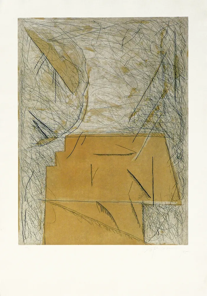 Etching Ràfols Casamada - Abril V