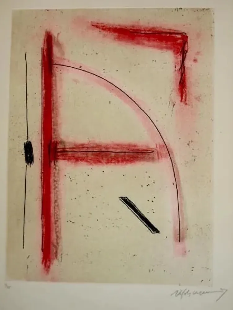 Engraving Ràfols Casamada - Abstract