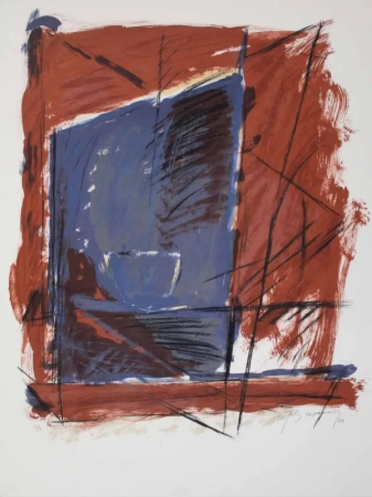 Lithograph Ràfols Casamada - A.L. (avant la lettre) Barcelona 84