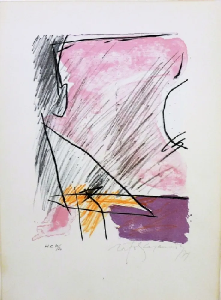 Lithograph Ràfols Casamada - A.L. Polígrafa XV anys