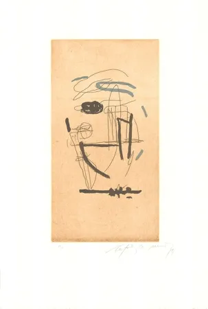 Etching And Aquatint Ràfols Casamada - Barris Extrems-1