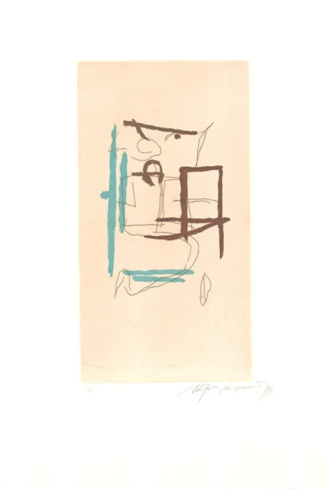 Etching And Aquatint Ràfols Casamada - Barris Extrems-2