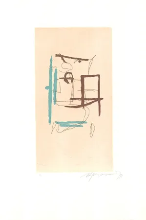 Etching And Aquatint Ràfols Casamada - Barris Extrems-2