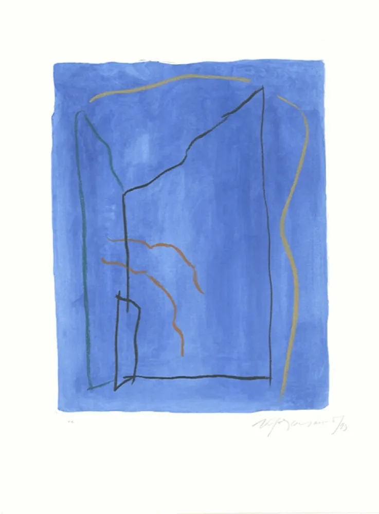 Etching And Aquatint Ràfols Casamada - Brisa-3