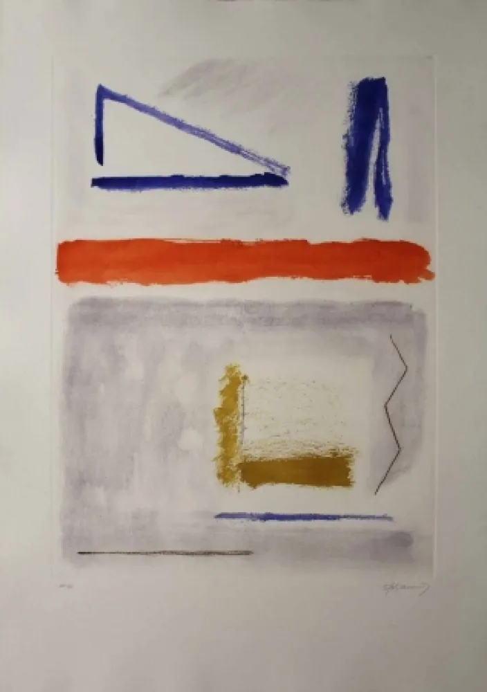 Etching And Aquatint Ràfols Casamada - Camí de primavera 1