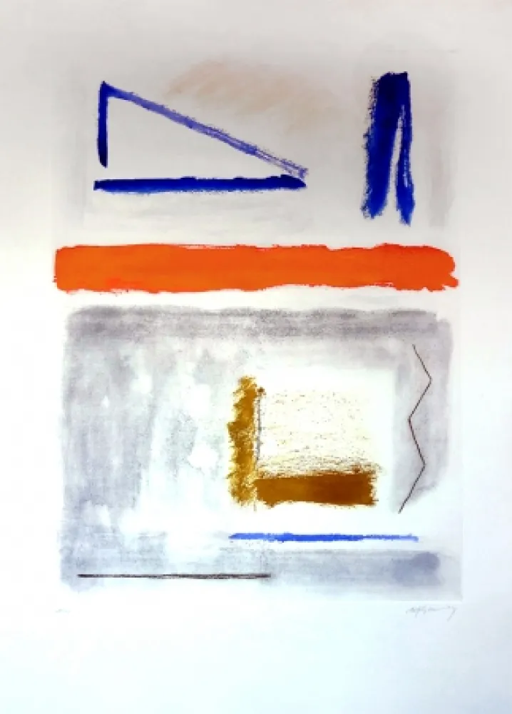 Etching And Aquatint Ràfols Casamada - Cami de primavera I