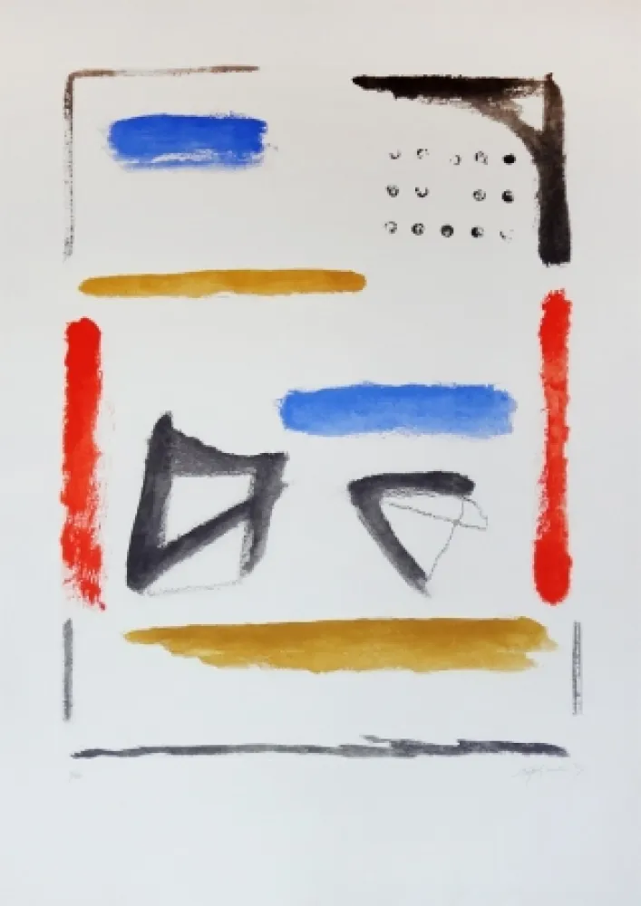 Etching And Aquatint Ràfols Casamada - Cami de primavera III