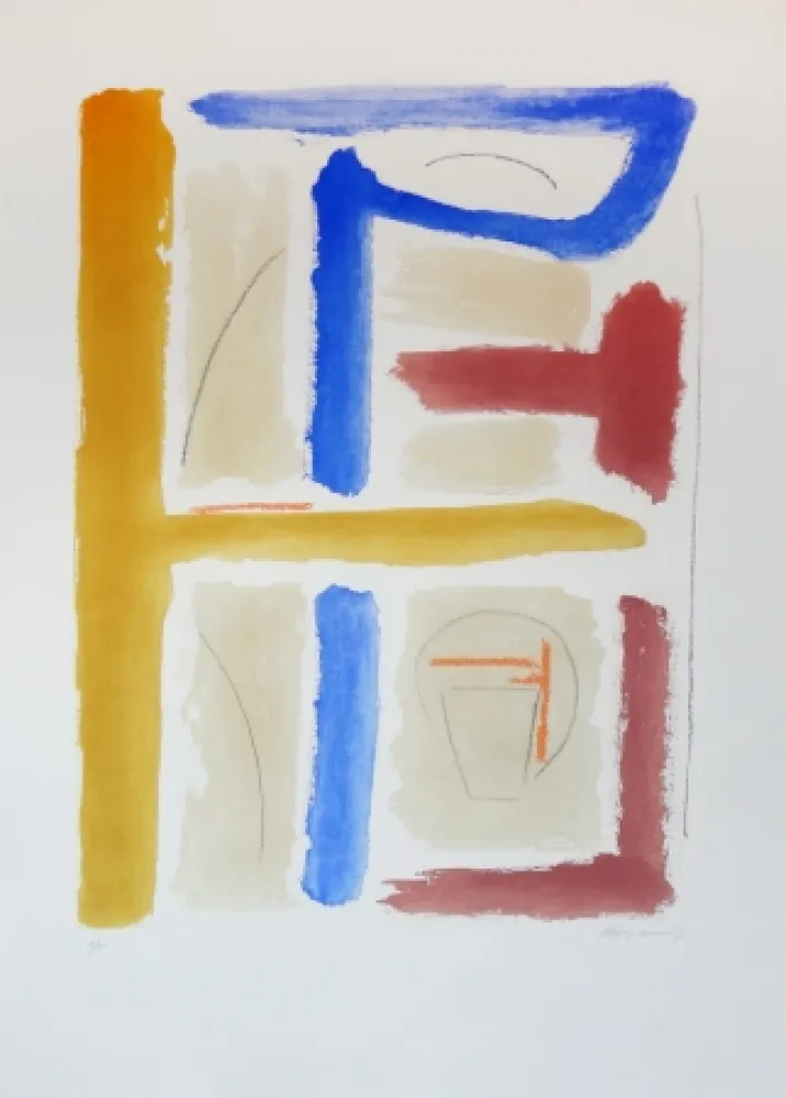 Etching And Aquatint Ràfols Casamada - Cami de primavera IV