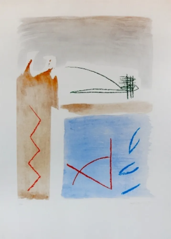 Etching And Aquatint Ràfols Casamada - Cami de primavera V