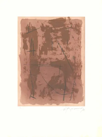 Etching And Aquatint Ràfols Casamada - Circ-1