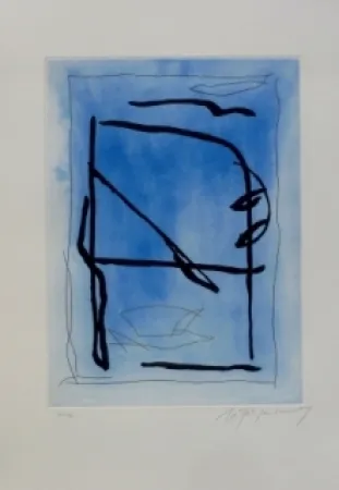 Etching And Aquatint Ràfols Casamada - Composition 13