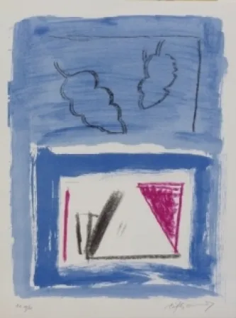 Lithograph Ràfols Casamada - Composition 21