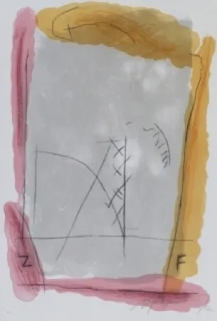 Lithograph Ràfols Casamada - Composition 23