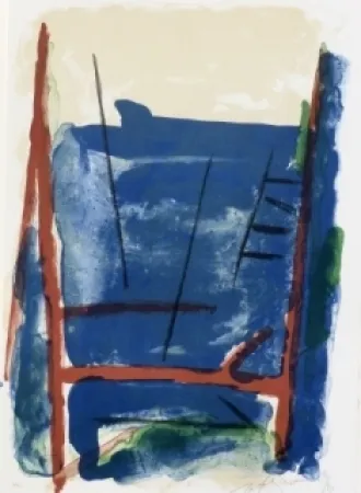 Lithograph Ràfols Casamada - Composition  25