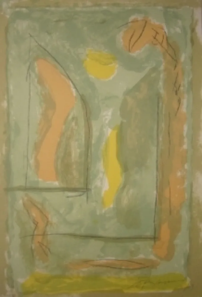 Lithograph Ràfols Casamada - Composition 26