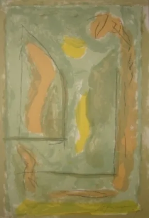 Lithograph Ràfols Casamada - Composition 26