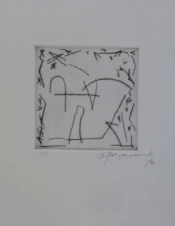 Drypoint Ràfols Casamada - Composition  29