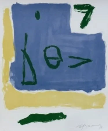 Lithograph Ràfols Casamada - Composition  30