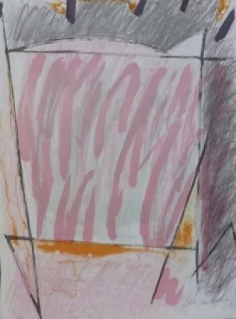 Lithograph Ràfols Casamada - Composition 32