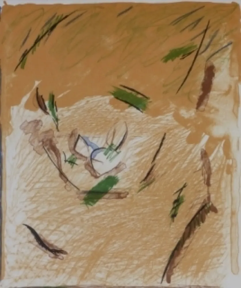 Lithograph Ràfols Casamada - Composition 36