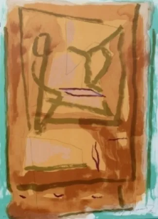 Lithograph Ràfols Casamada - Composition 38