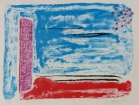 Lithograph Ràfols Casamada - Composition 42