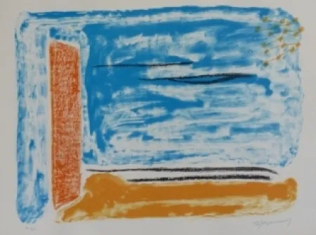 Lithograph Ràfols Casamada - Composition 43